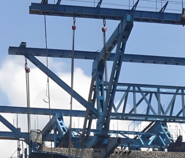 桥梁挂篮施工中冠航手拉葫芦的应用